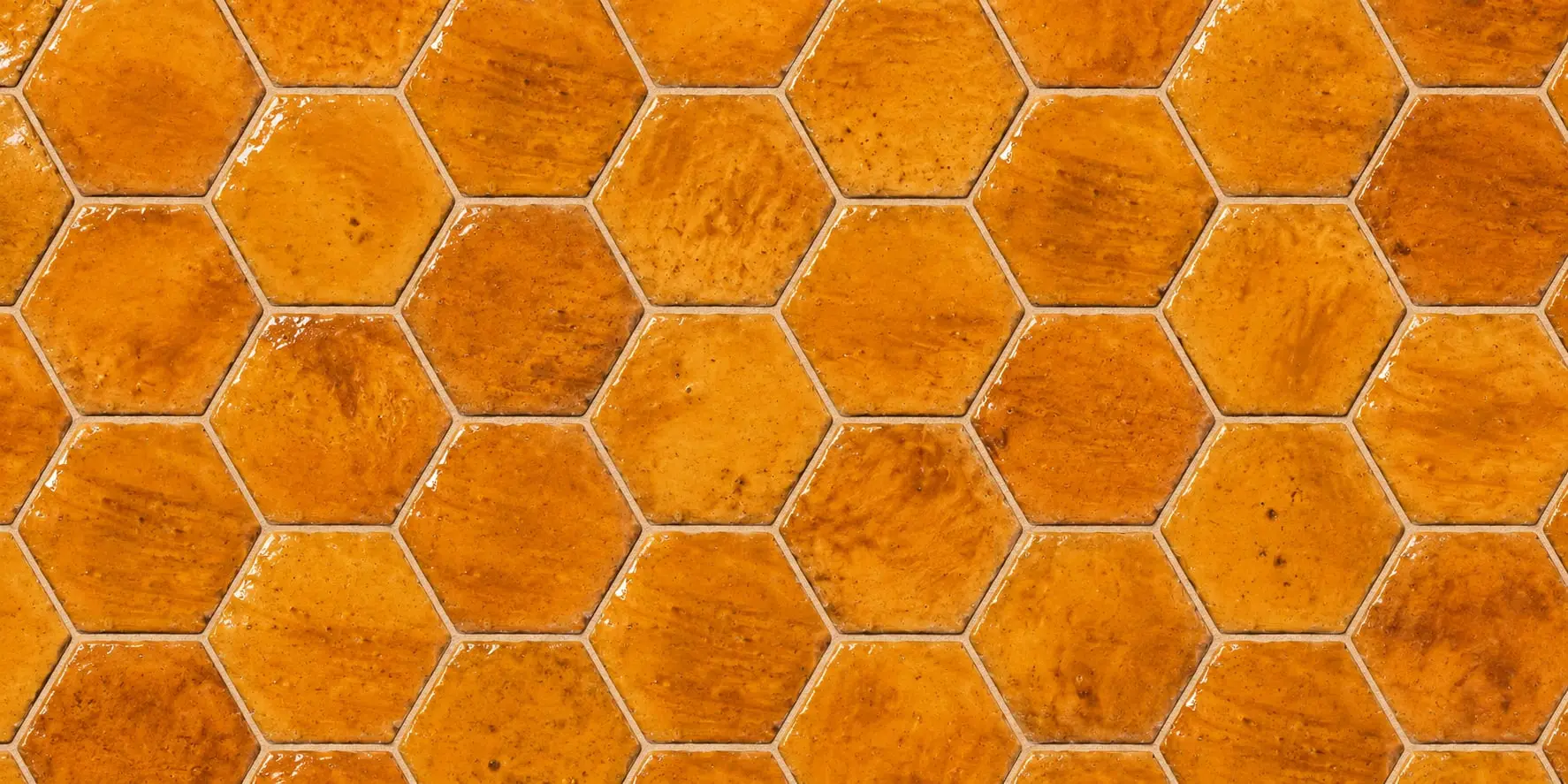 Rajola hexagonal col·locat